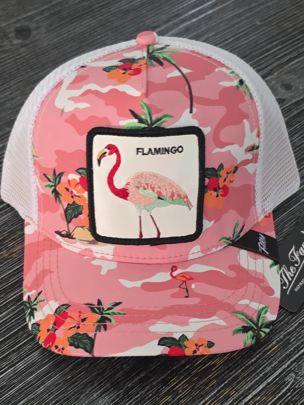 The Farm Pink Floral Trucker Hat - Brand